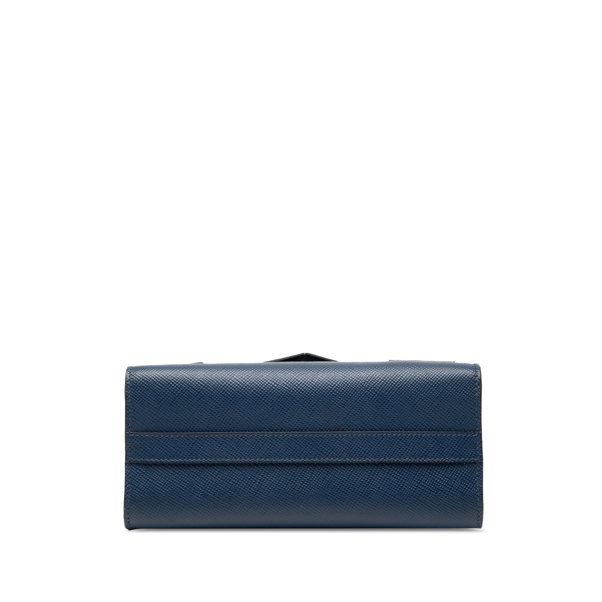 Saffiano Cuir Monochrome Robot Patches Envelope Chain Flap