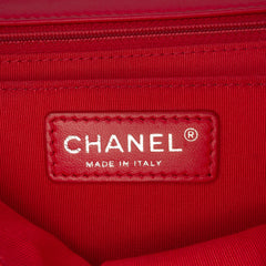 Paris Seoul Mini Crochet Lambskin Flap