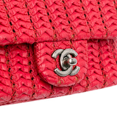 Paris Seoul Mini Crochet Lambskin Flap