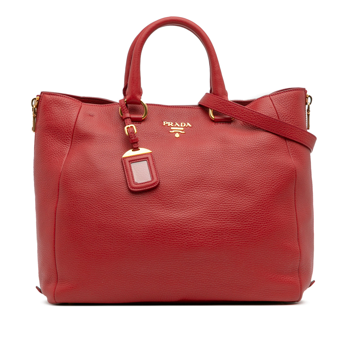 Vitello Daino Side Zip Convertible Tote