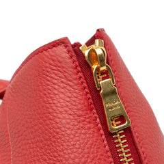 Vitello Daino Side Zip Convertible Tote