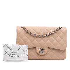 Jumbo Classic Caviar Double Flap