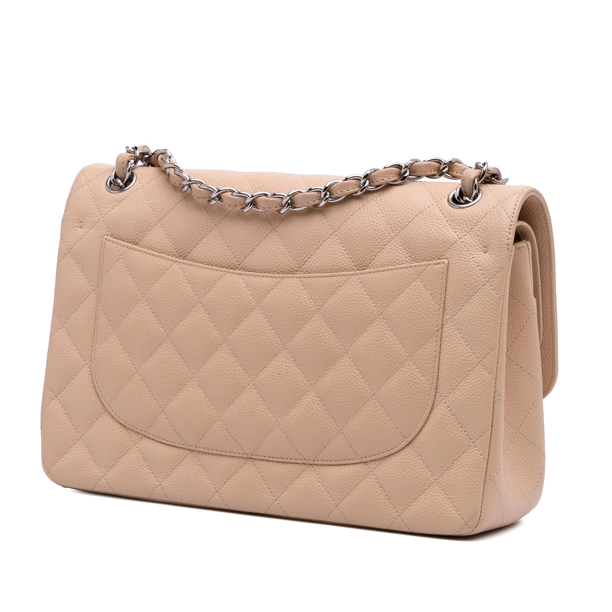 Jumbo Classic Caviar Double Flap