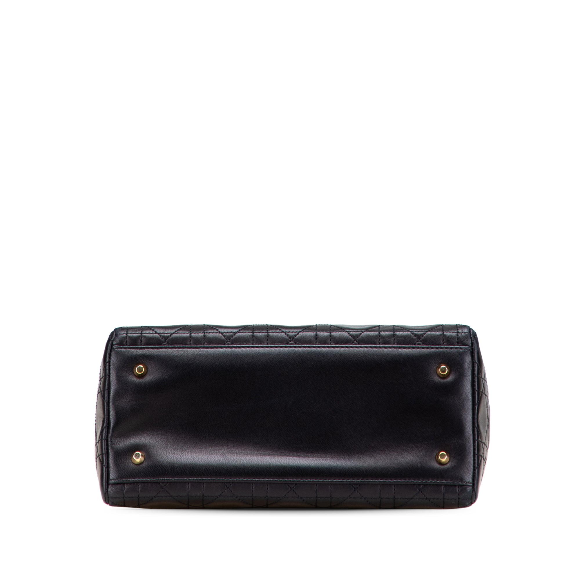 Medium Lambskin Cannage Lady Dior