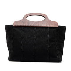 Wood Handle Canapa Logo Satchel_2