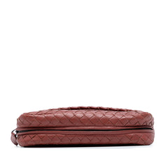 Mini Nappa Intrecciato Expandable Chain Flap Crossbody