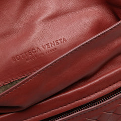 Mini Nappa Intrecciato Expandable Chain Flap Crossbody