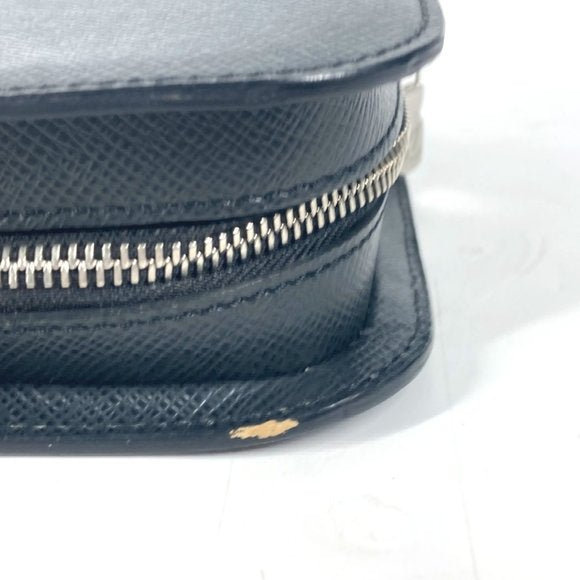 Louis Vuitton Zip Coin Purse Taiga Leather