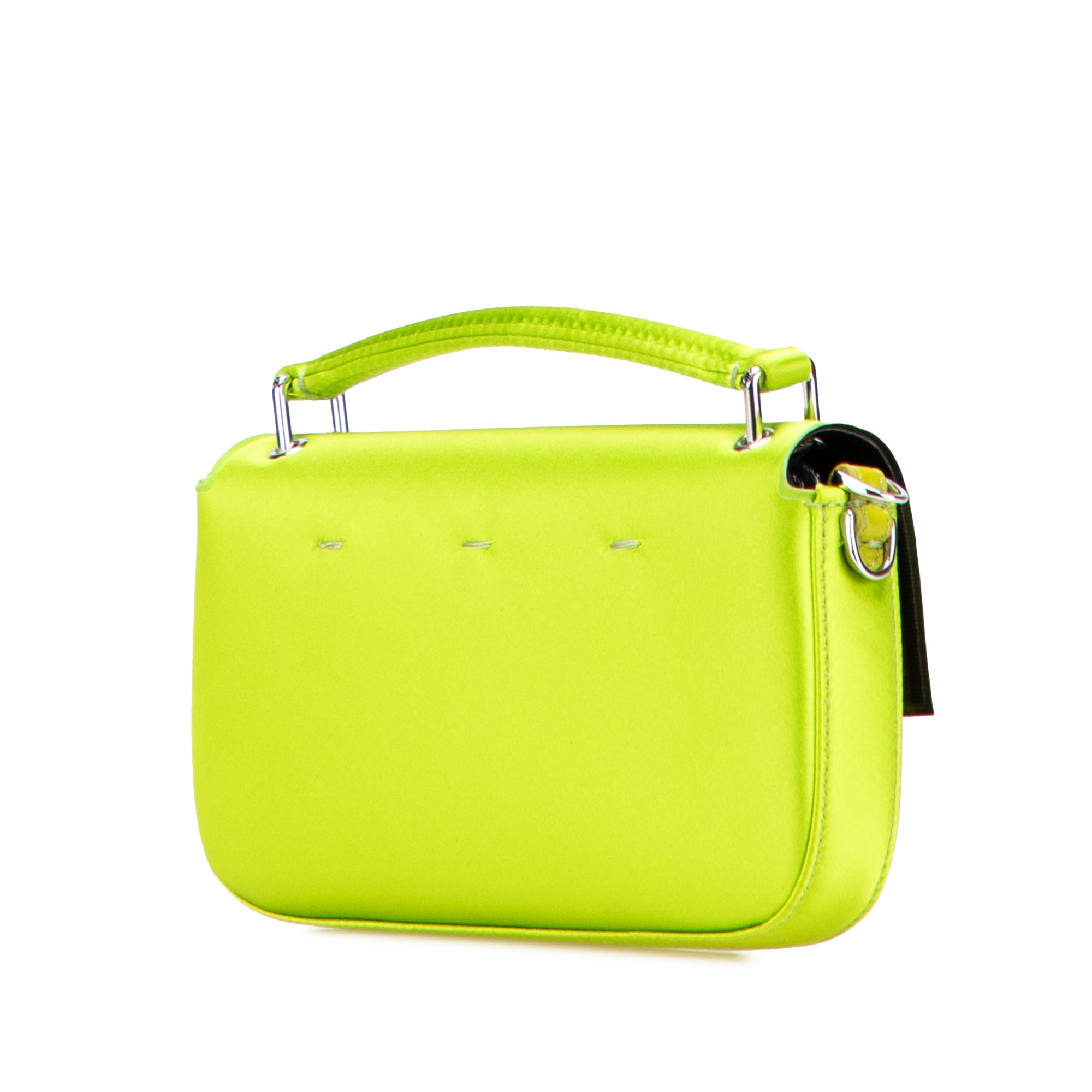Silk Baguette Phone Pouch Satchel