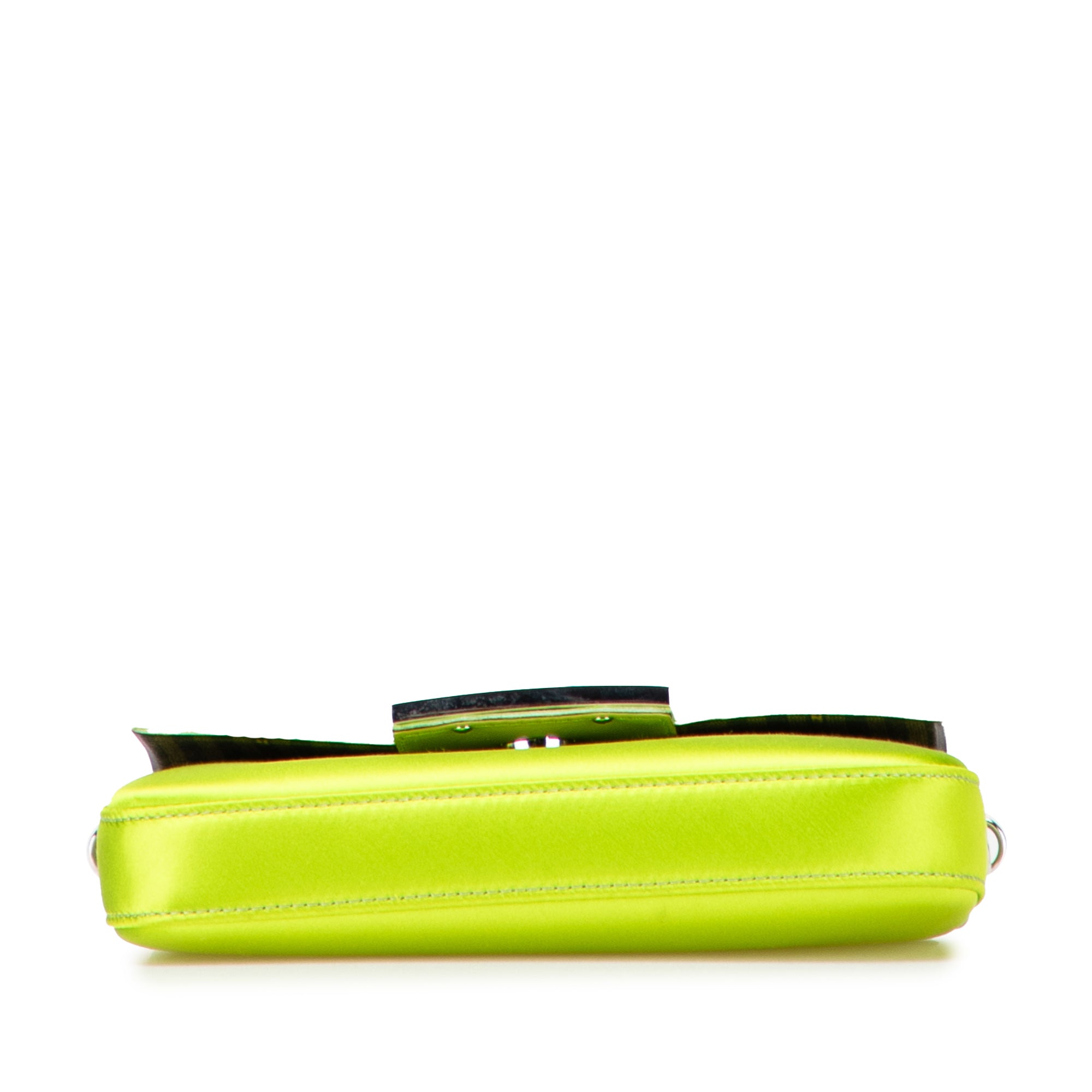 Silk Baguette Phone Pouch Satchel