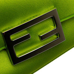 Silk Baguette Phone Pouch Satchel