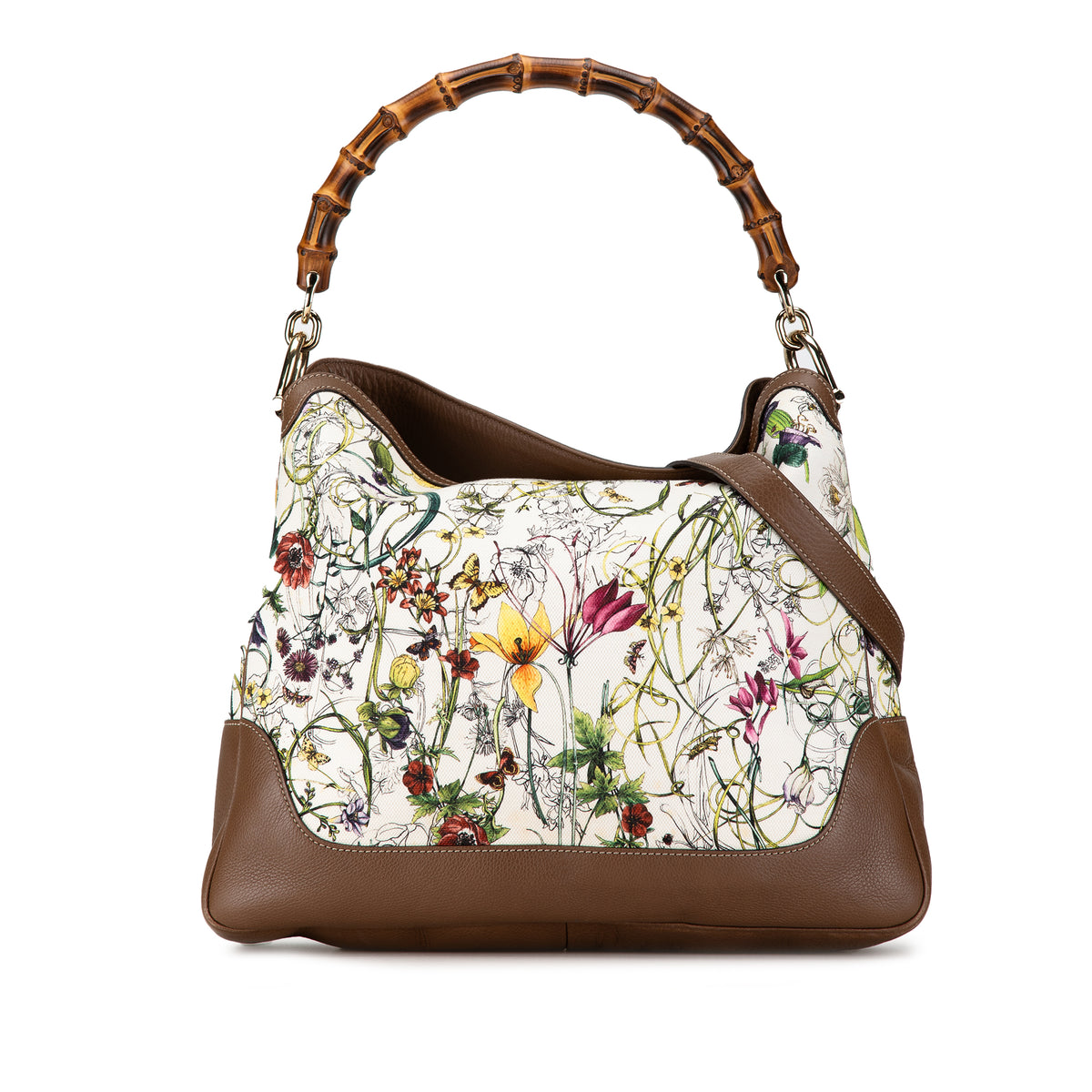 Canvas Bamboo Flora Diana Satchel