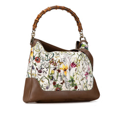 Canvas Bamboo Flora Diana Satchel