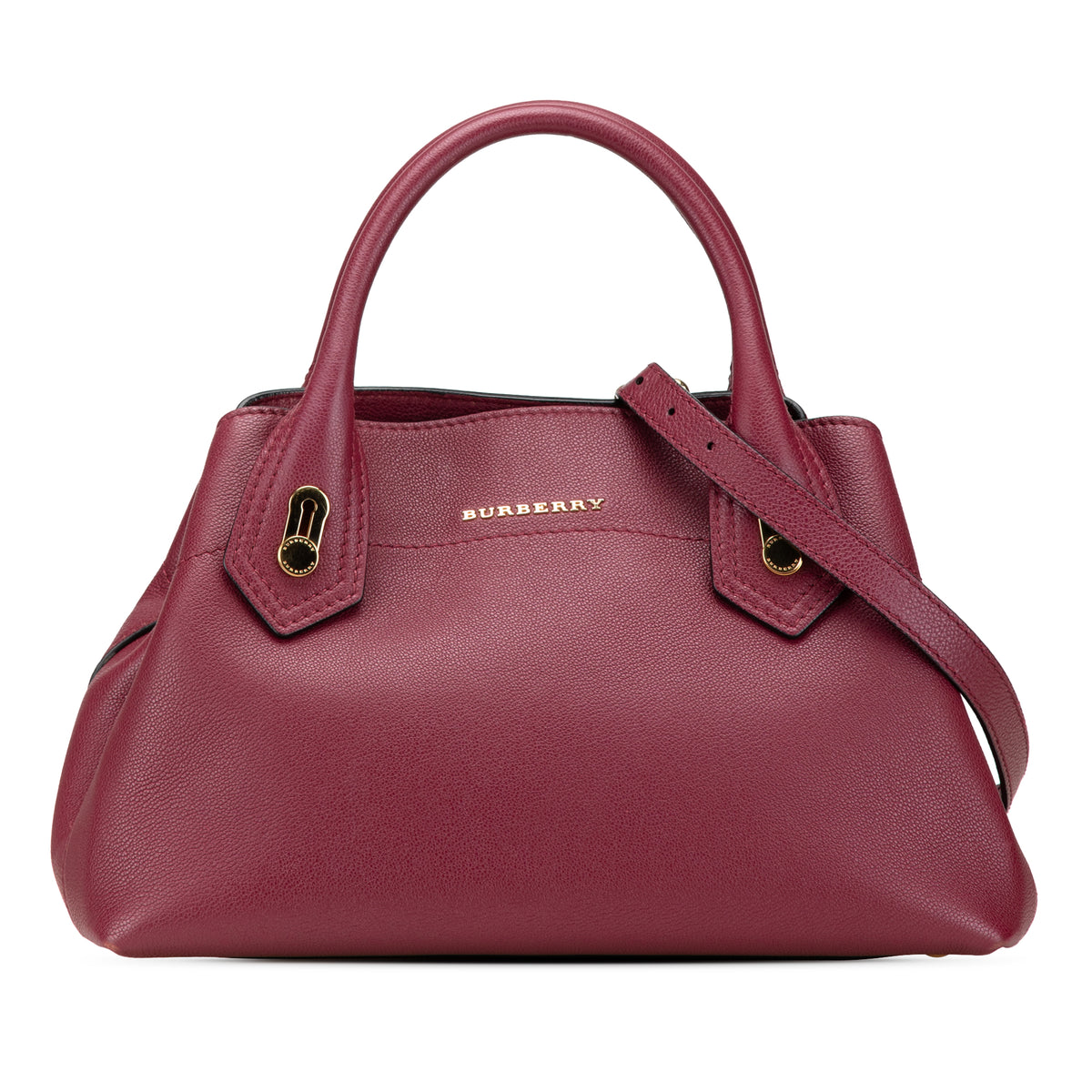 Grainy Calfskin Milton Satchel