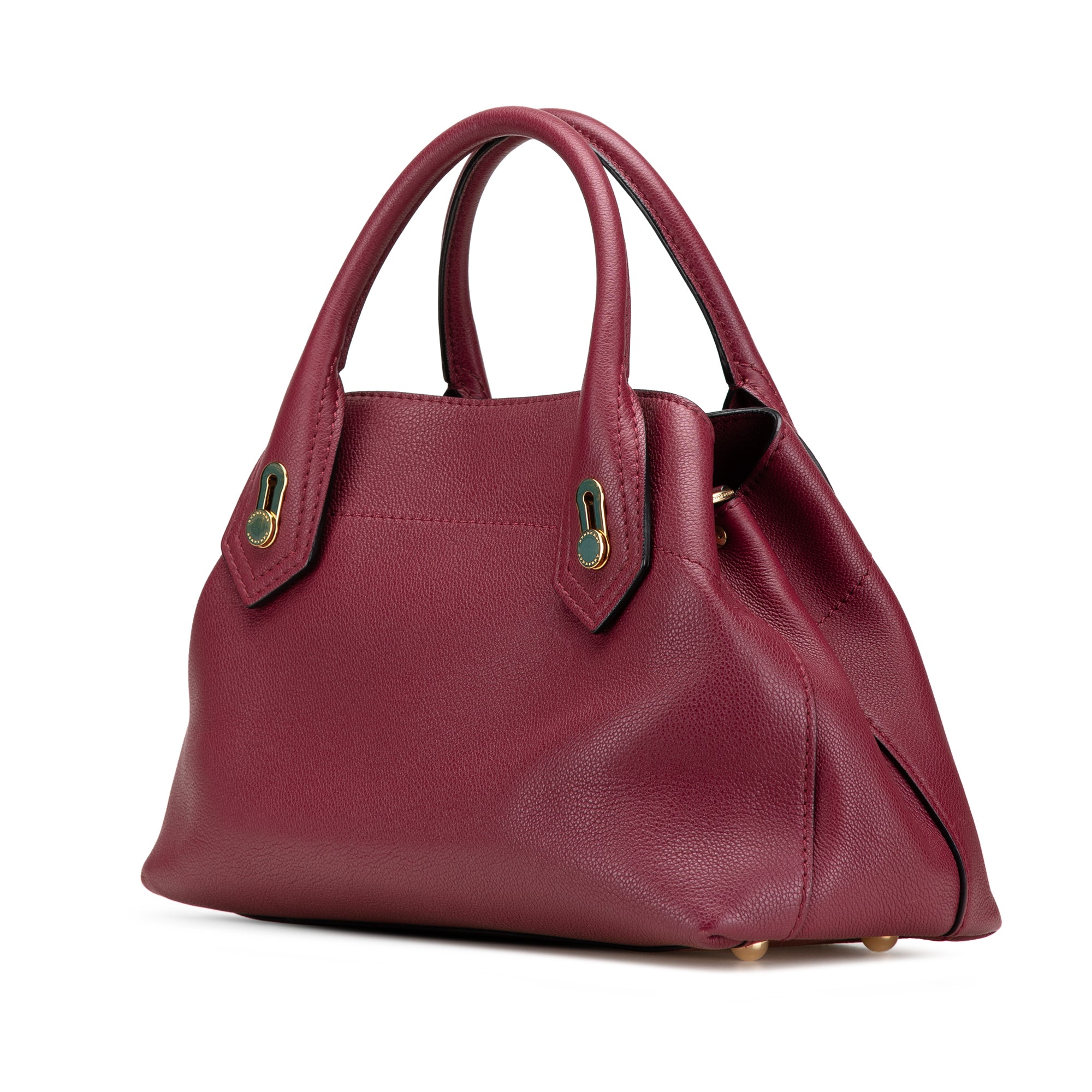 Grainy Calfskin Milton Satchel