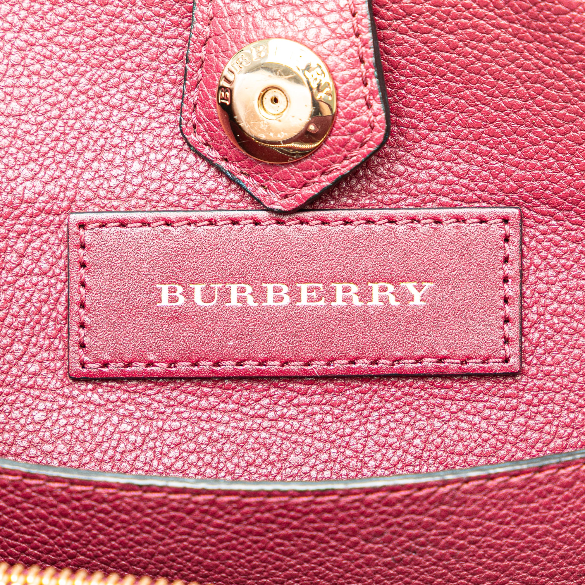Grainy Calfskin Milton Satchel