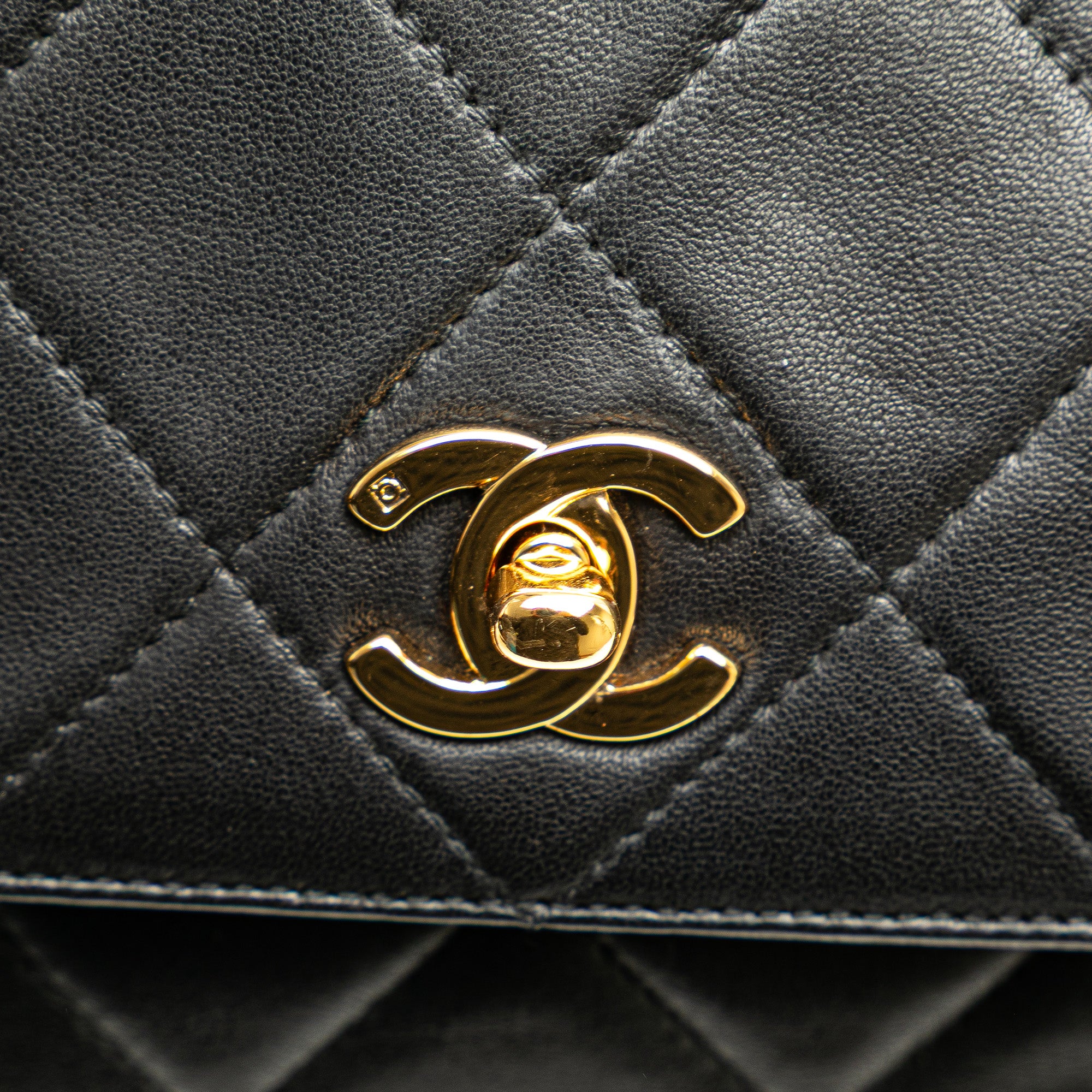CC Quilted Lambskin Tassel Crossbody