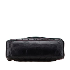 Jumbo Chevron Lambskin Leo Lion Flap
