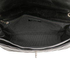 Jumbo Chevron Lambskin Leo Lion Flap