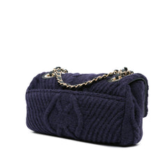 Small Paris Hamburg Cable Knit Flap