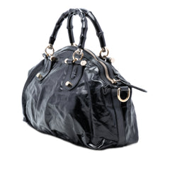 Coated Canvas Bamboo Dialux Pop Satchel