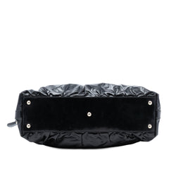 Coated Canvas Bamboo Dialux Pop Satchel