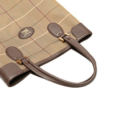 Vintage Check Canvas Tote