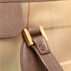 Vintage Check Canvas Tote