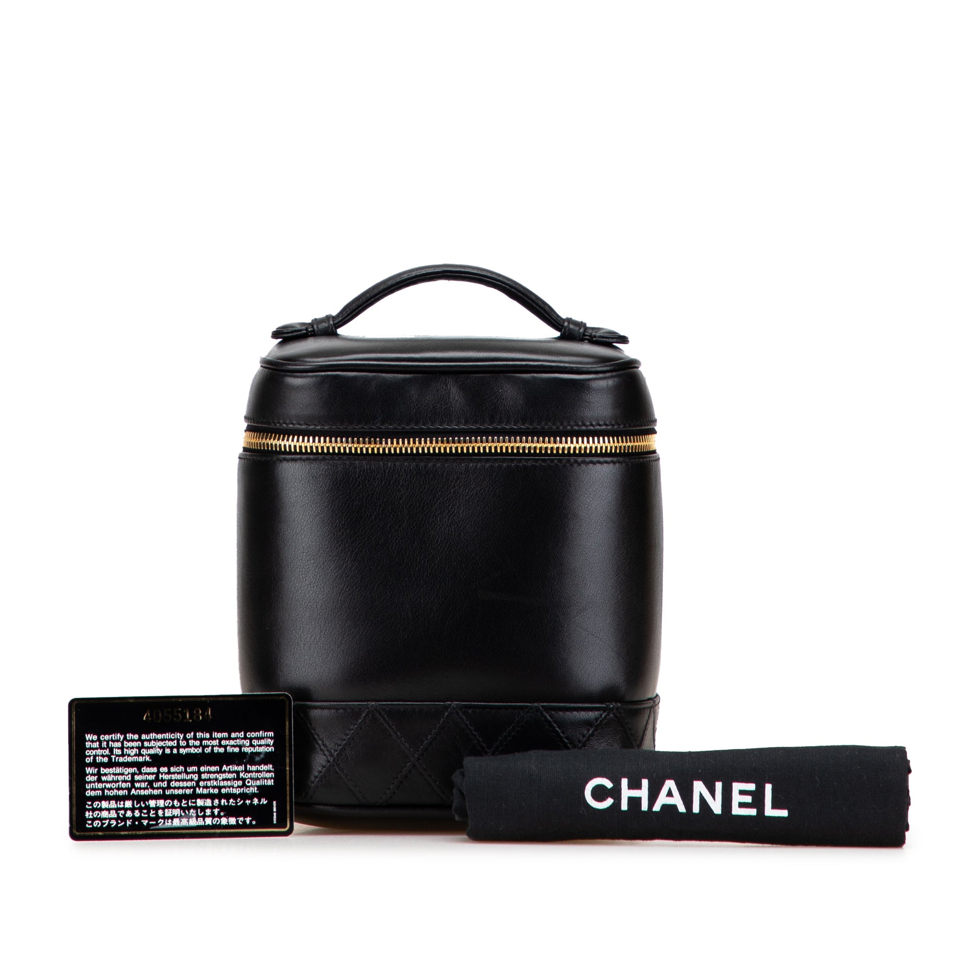 CC Lambskin Vanity Case