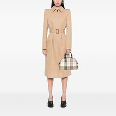 House Check Canvas Handbag