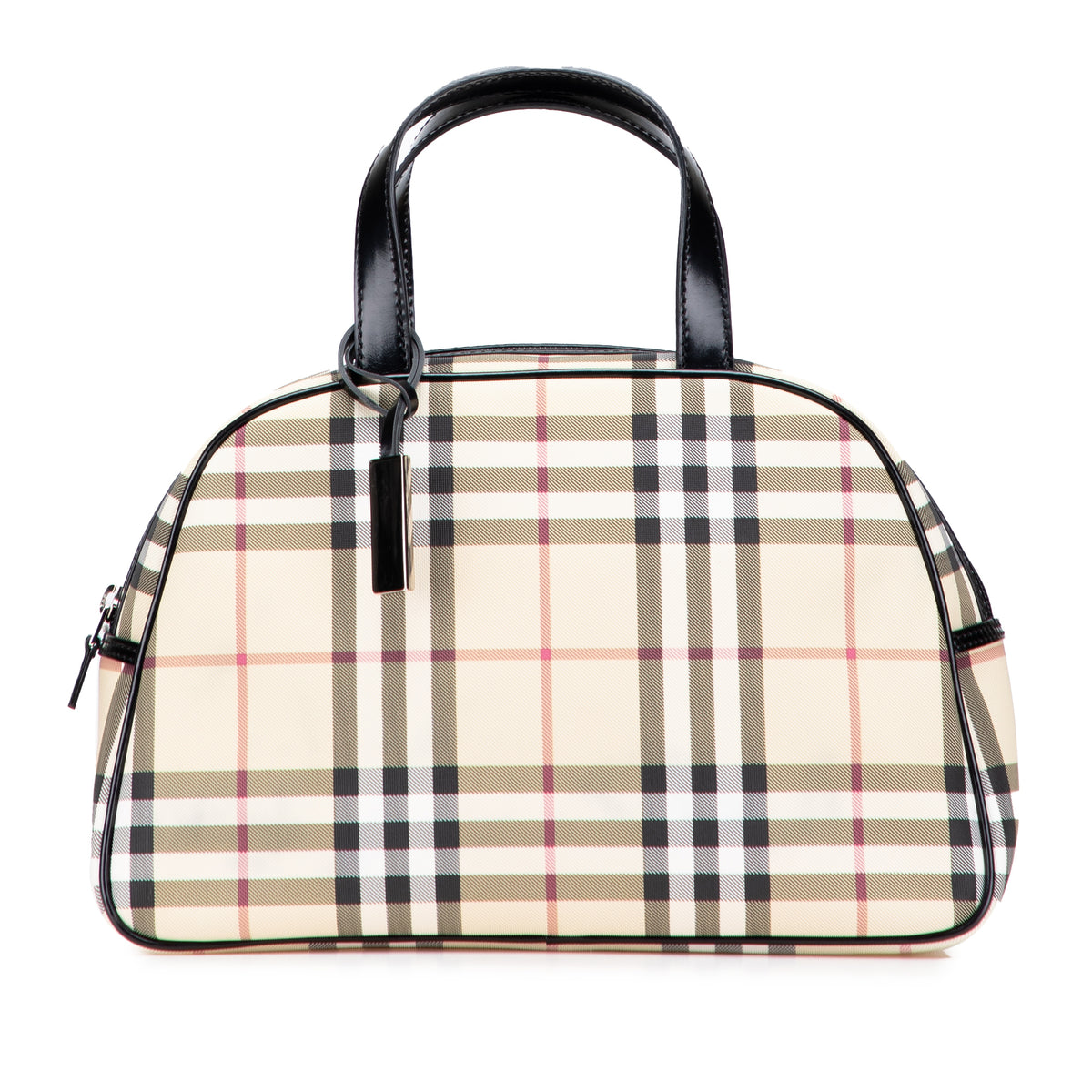 House Check Canvas Handbag