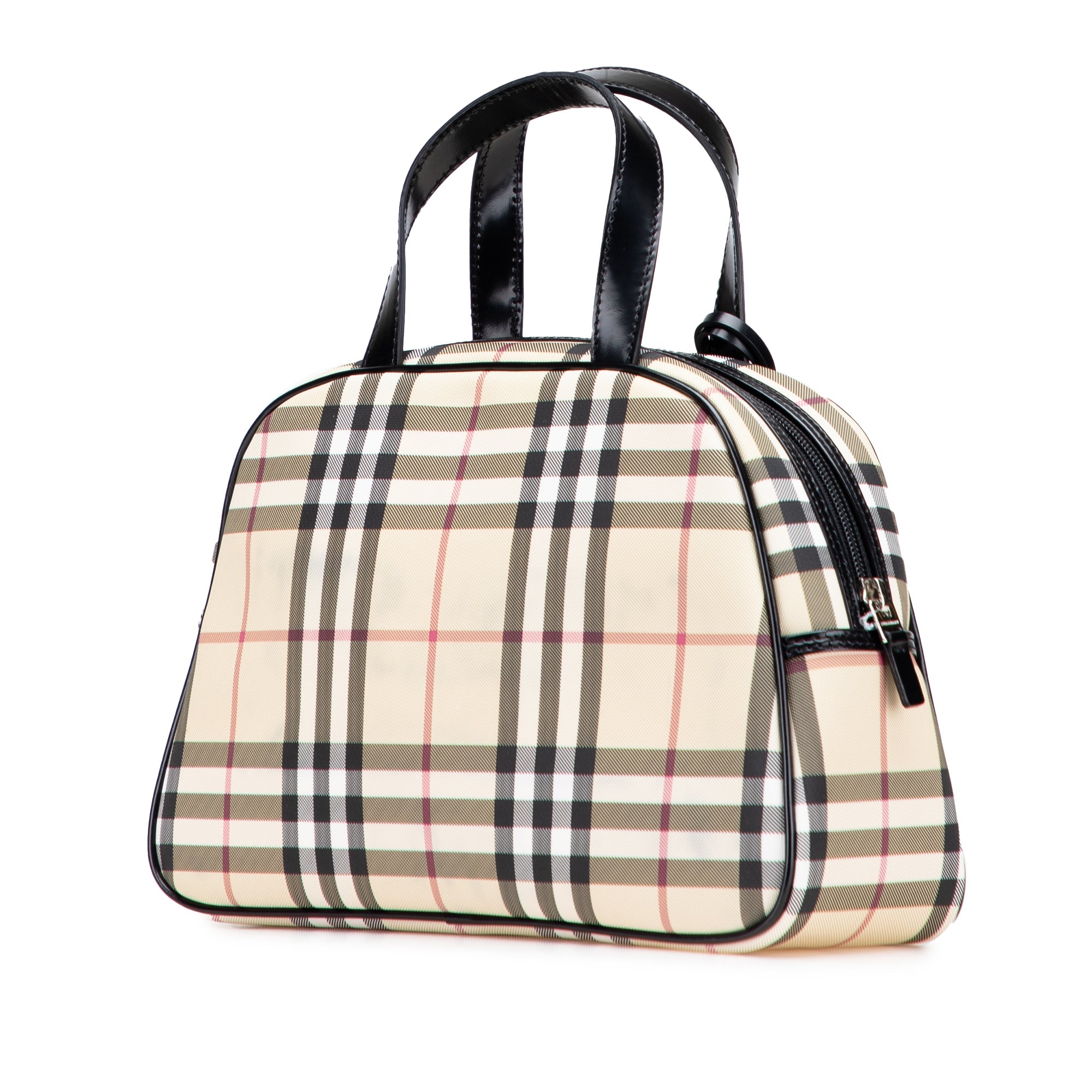 House Check Canvas Handbag
