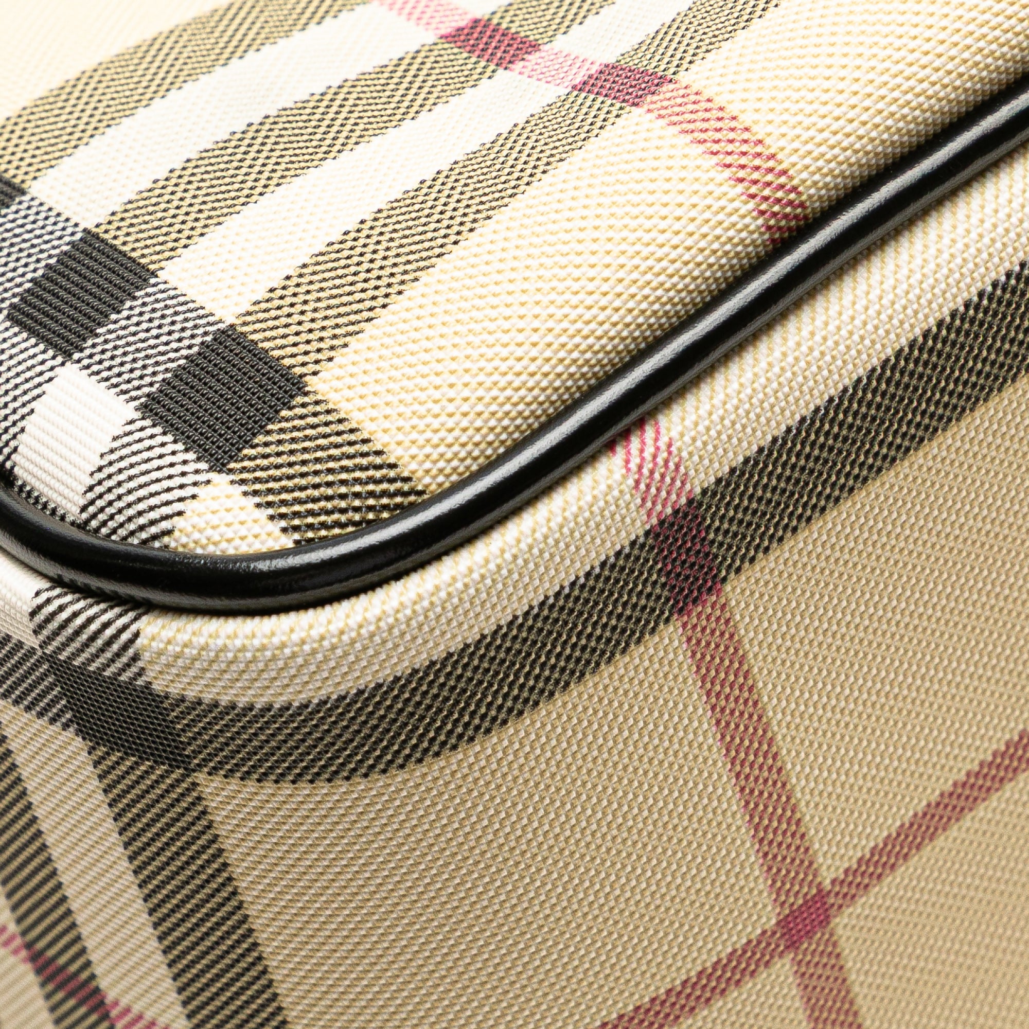 House Check Canvas Handbag
