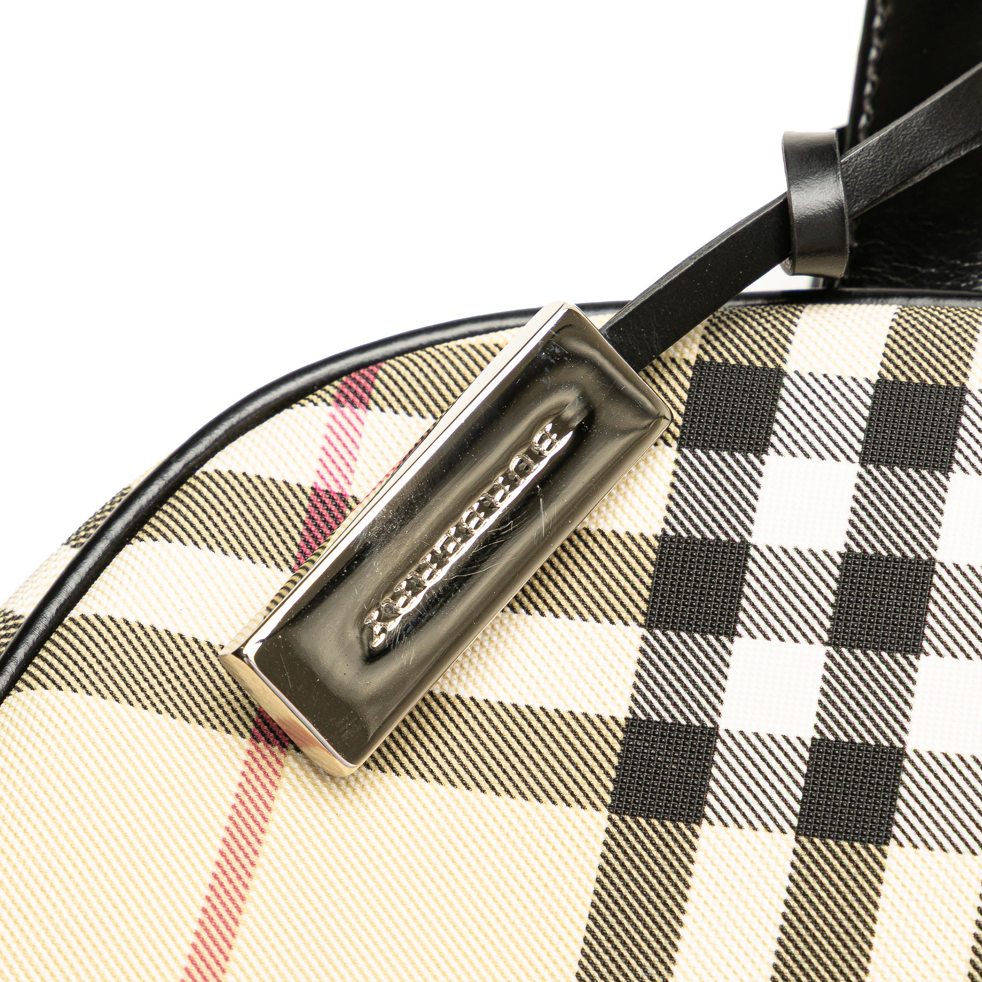 House Check Canvas Handbag