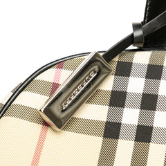 House Check Canvas Handbag