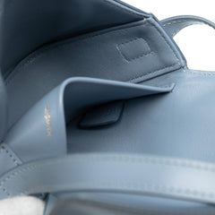 Shiny Calfskin Triomphe Claude Shoulder Bag