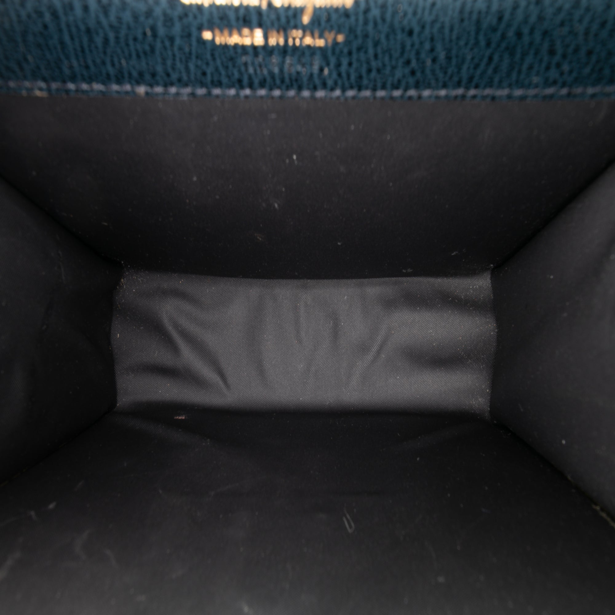 Leather Gancini Clutch