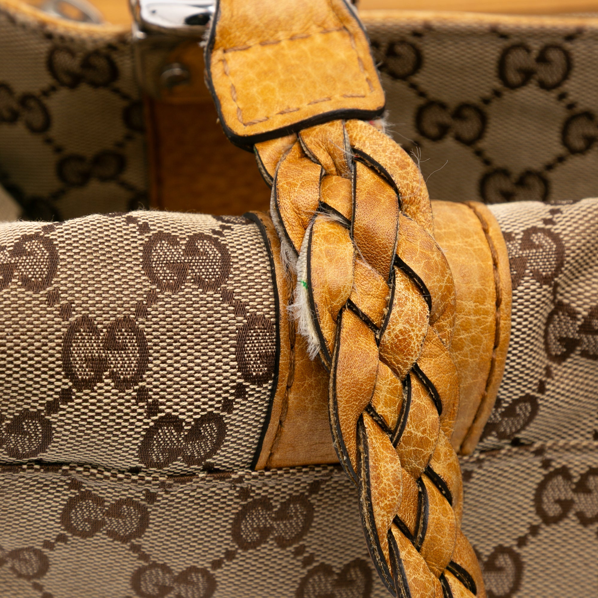 Medium GG Canvas Bamboo Libeccio Tote