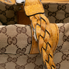 Medium GG Canvas Bamboo Libeccio Tote