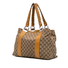 Medium GG Canvas Bamboo Libeccio Tote