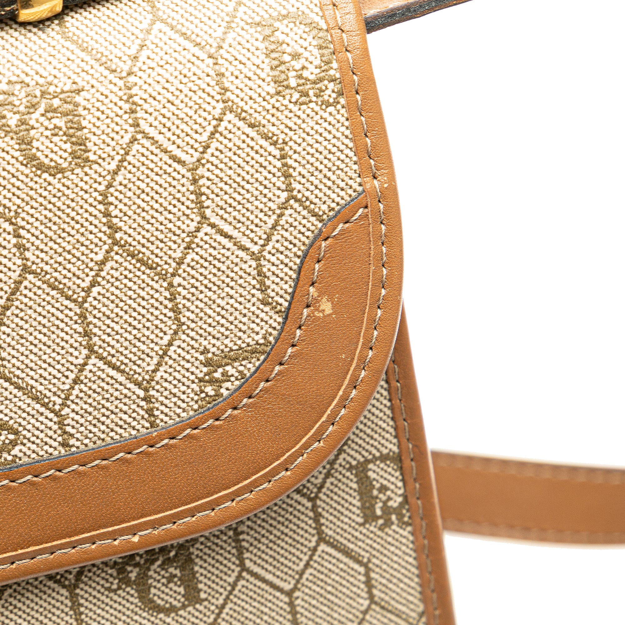 Honeycomb Coated Canvas Satchel