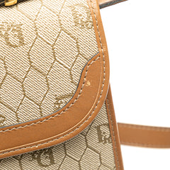 Honeycomb Coated Canvas Satchel