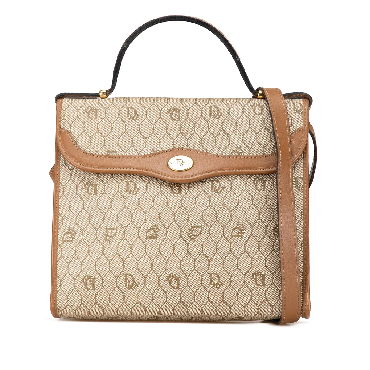 Honeycomb Coated Canvas Satchel