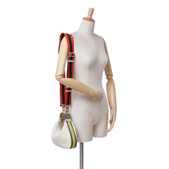 Small Leather Web Attache Crossbody