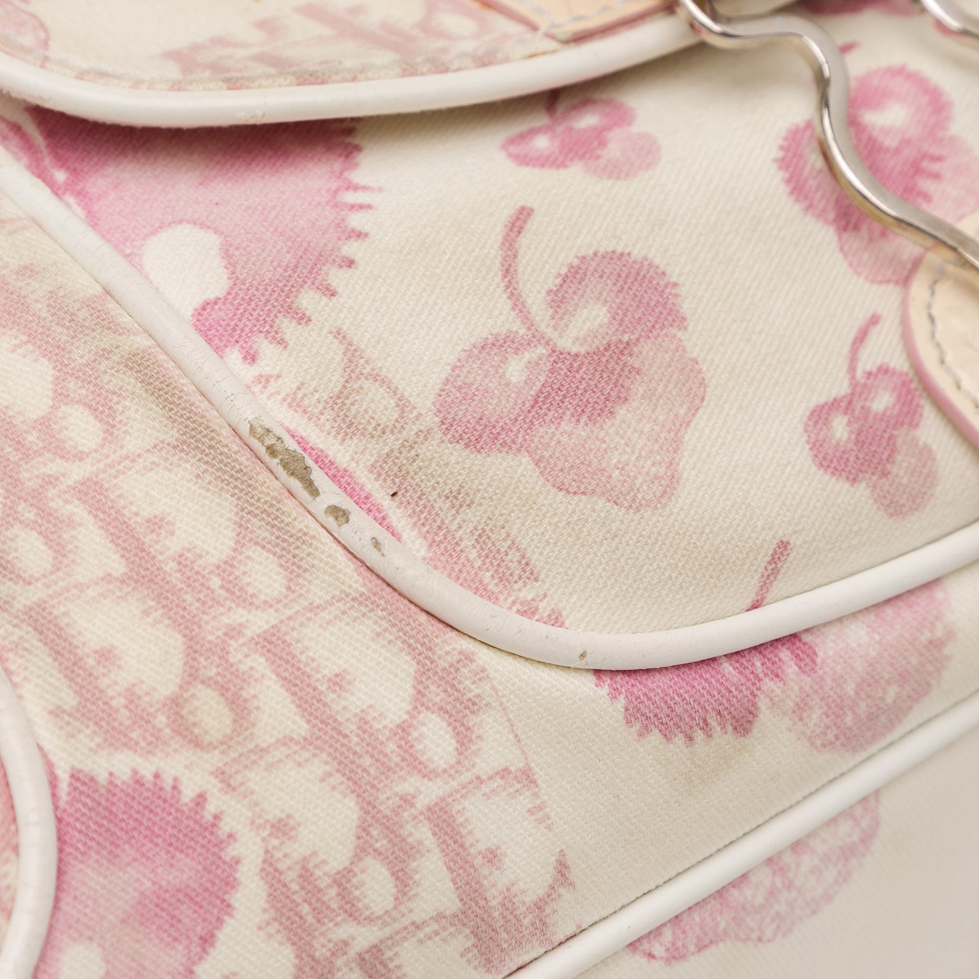 Oblique Girly Cherry Blossom Bowler Bag_7