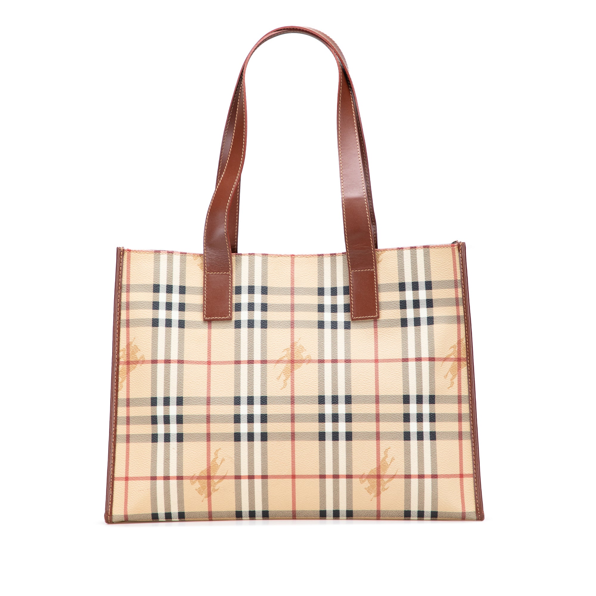 Haymarket Check Coated Canvas Tote