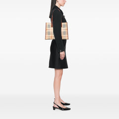 Haymarket Check Coated Canvas Tote