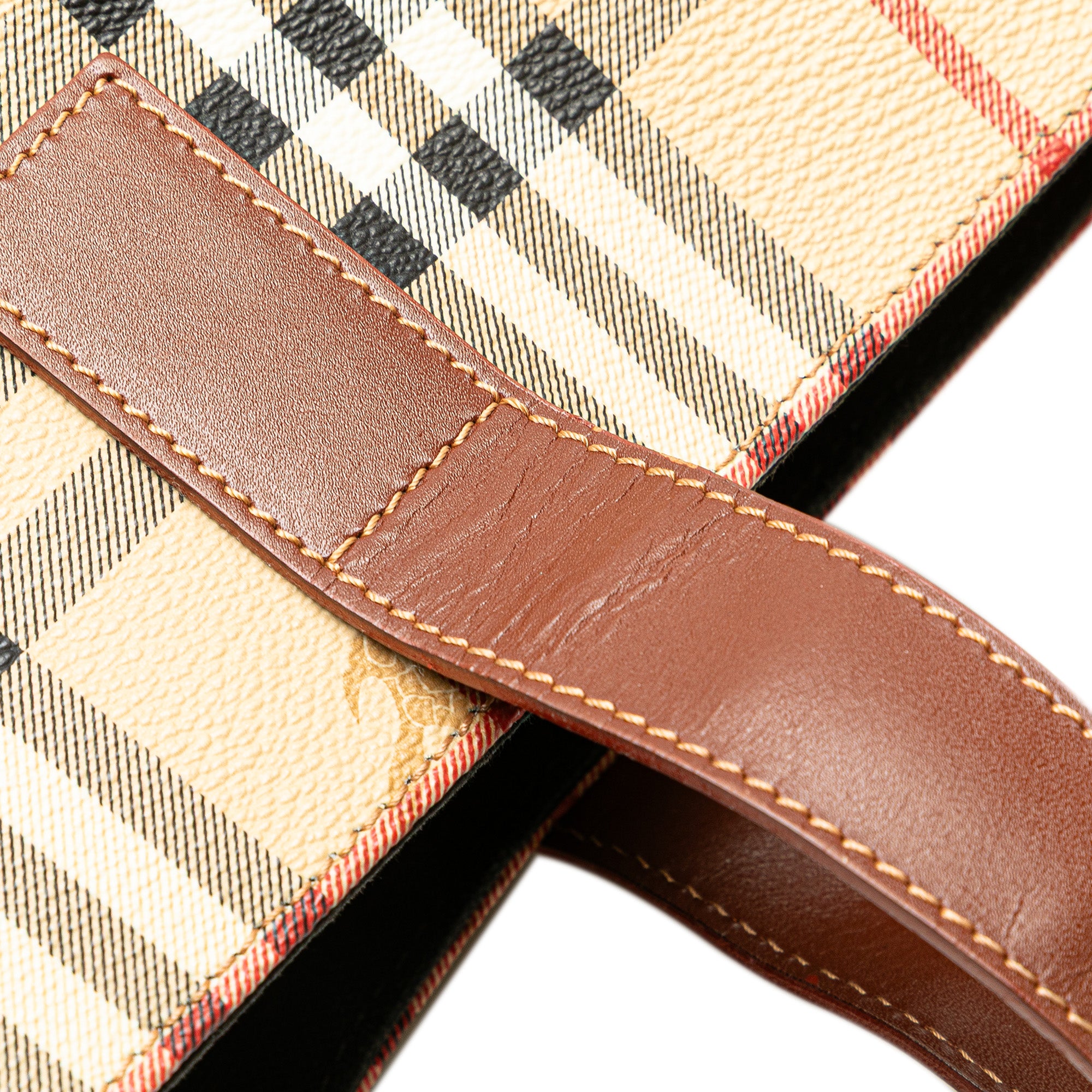 Haymarket Check Coated Canvas Tote