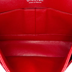 Medium Classic Patent Double Flap