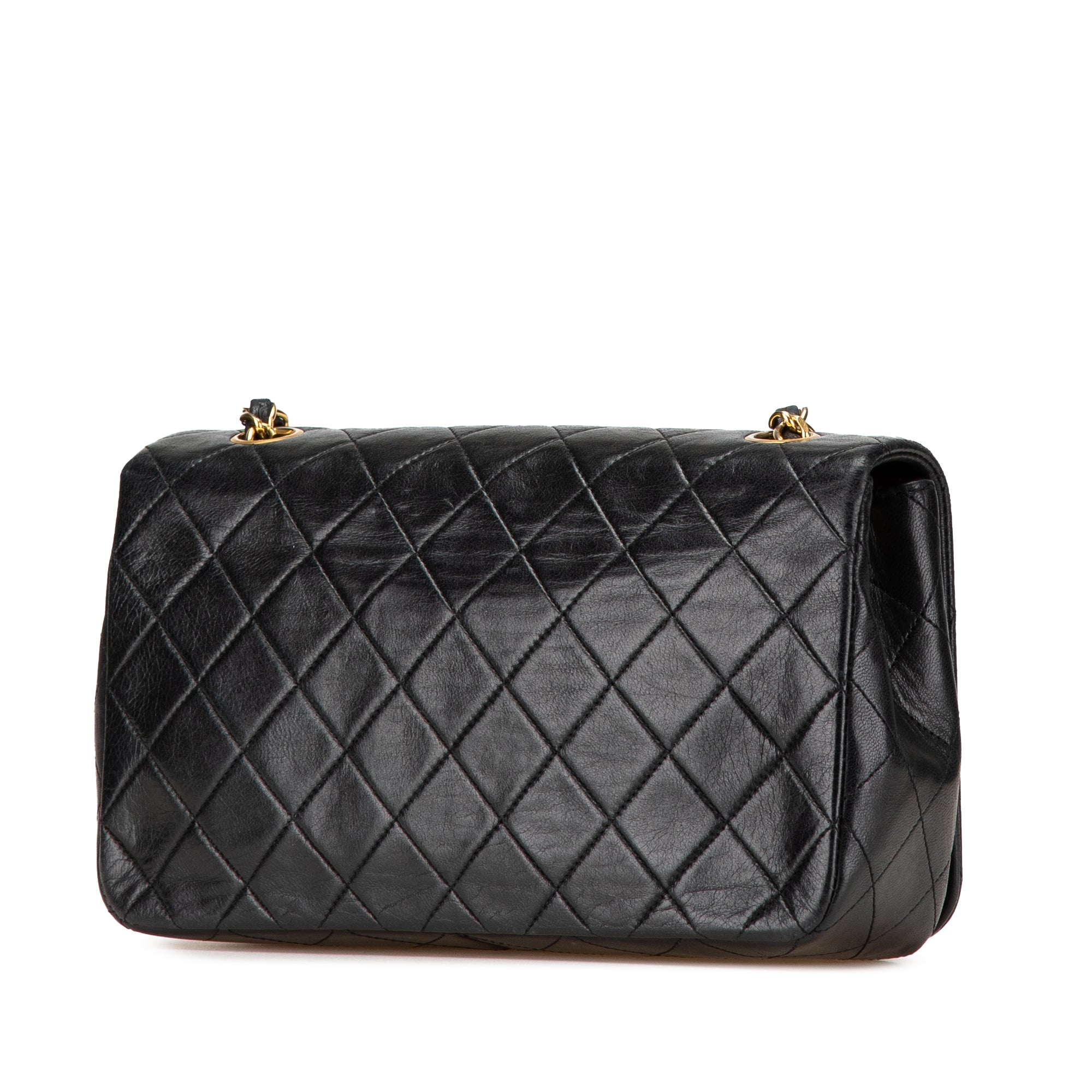 CC Quilted Lambskin Full Flap